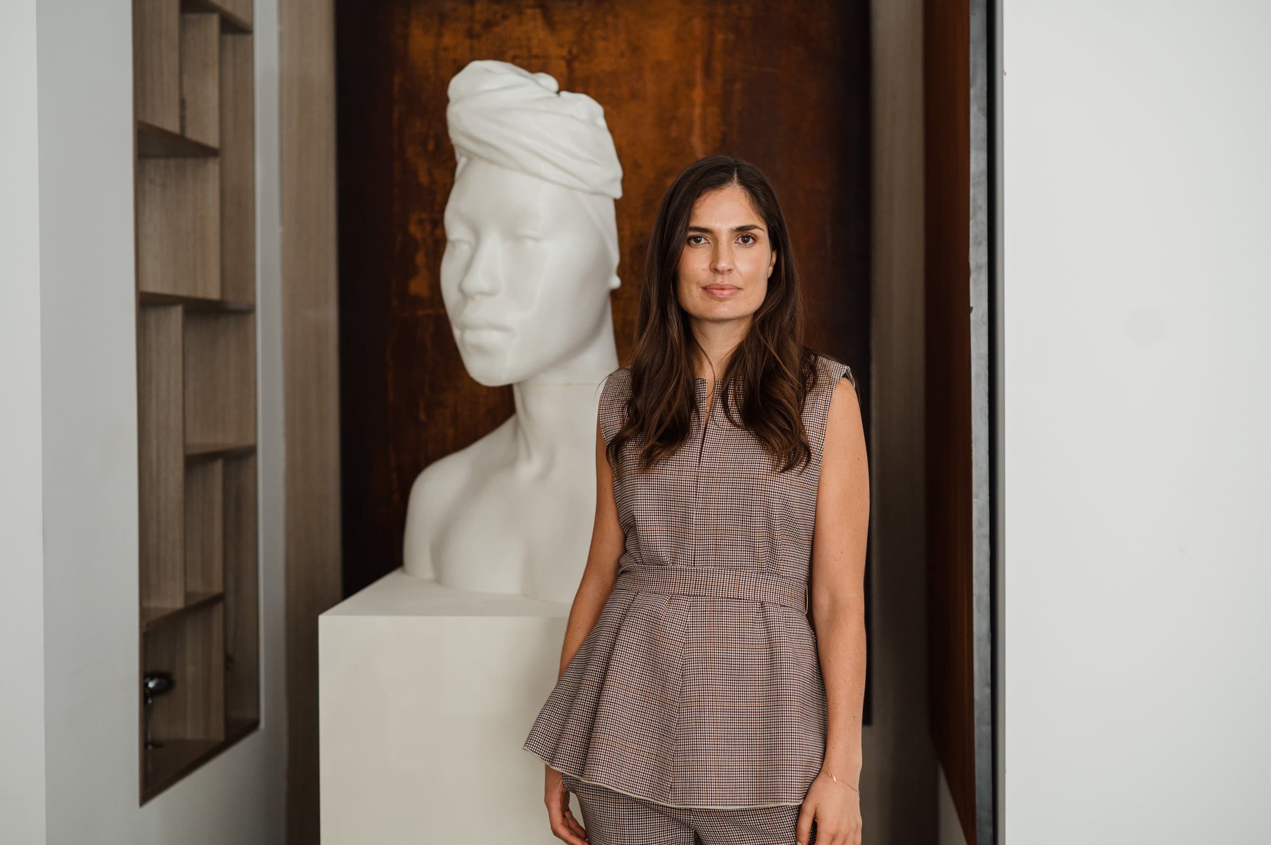 Personal branding photography of Marine Tanguy in her office by Razia Jukes