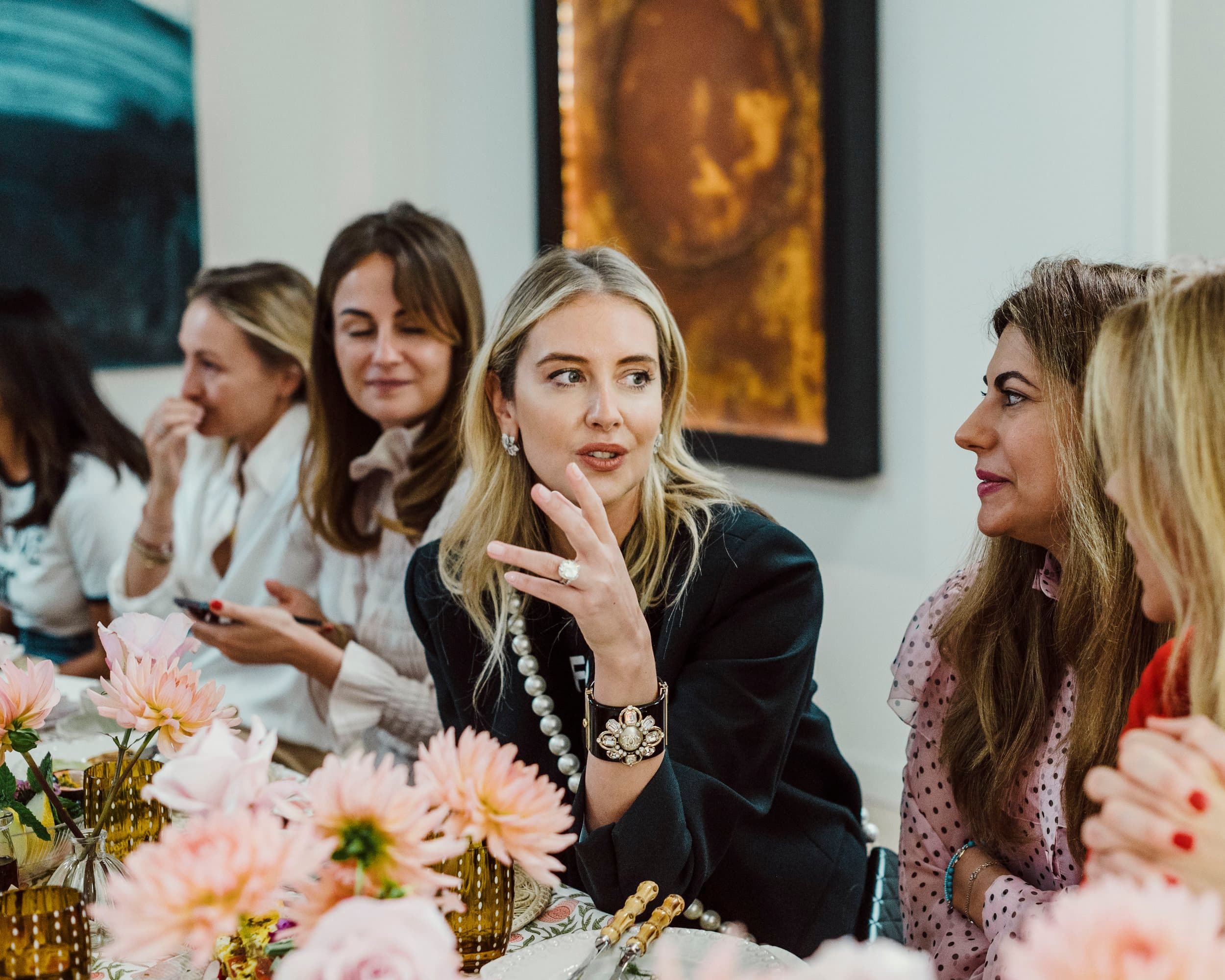 Corporate event photography by Razia Jukes — collectors club breakfast mtart 337