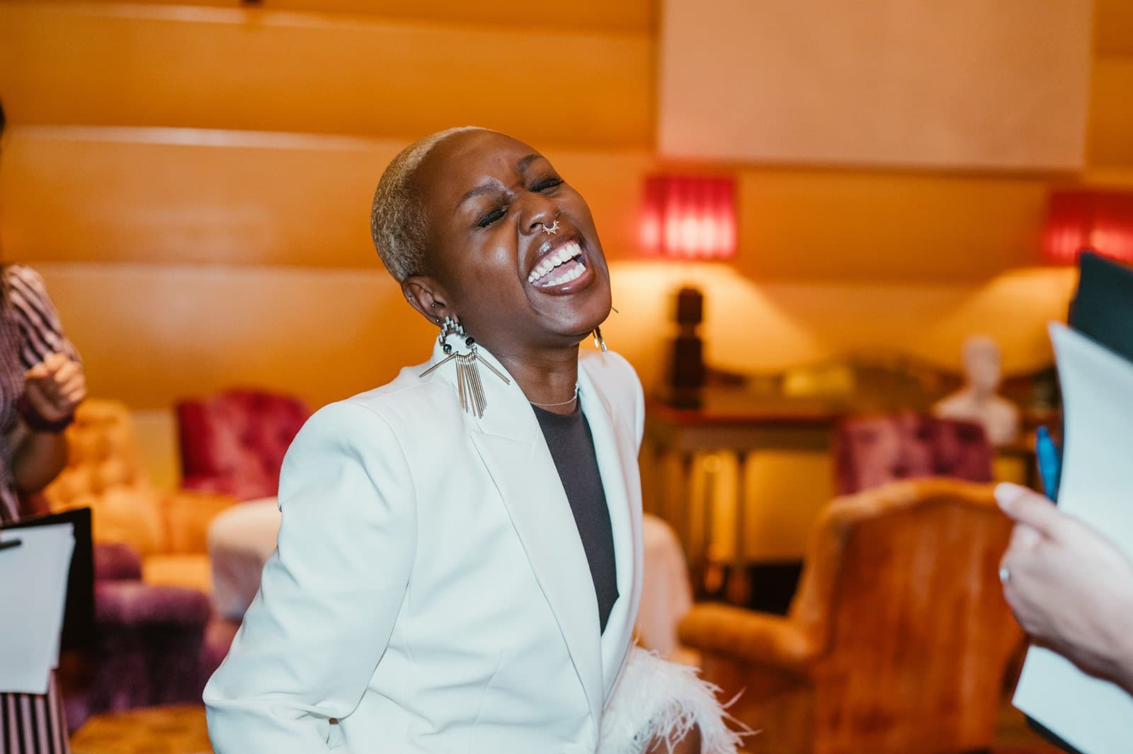 Corporate event photography by Razia Jukes — mtart cbf 19