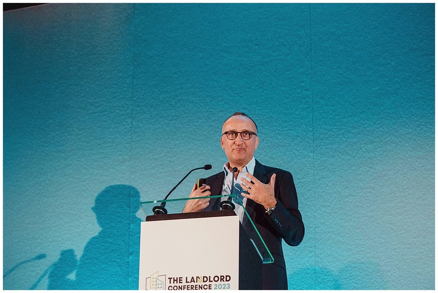 Conference photography in London by Razia Jukes — keynote speaker and delegates