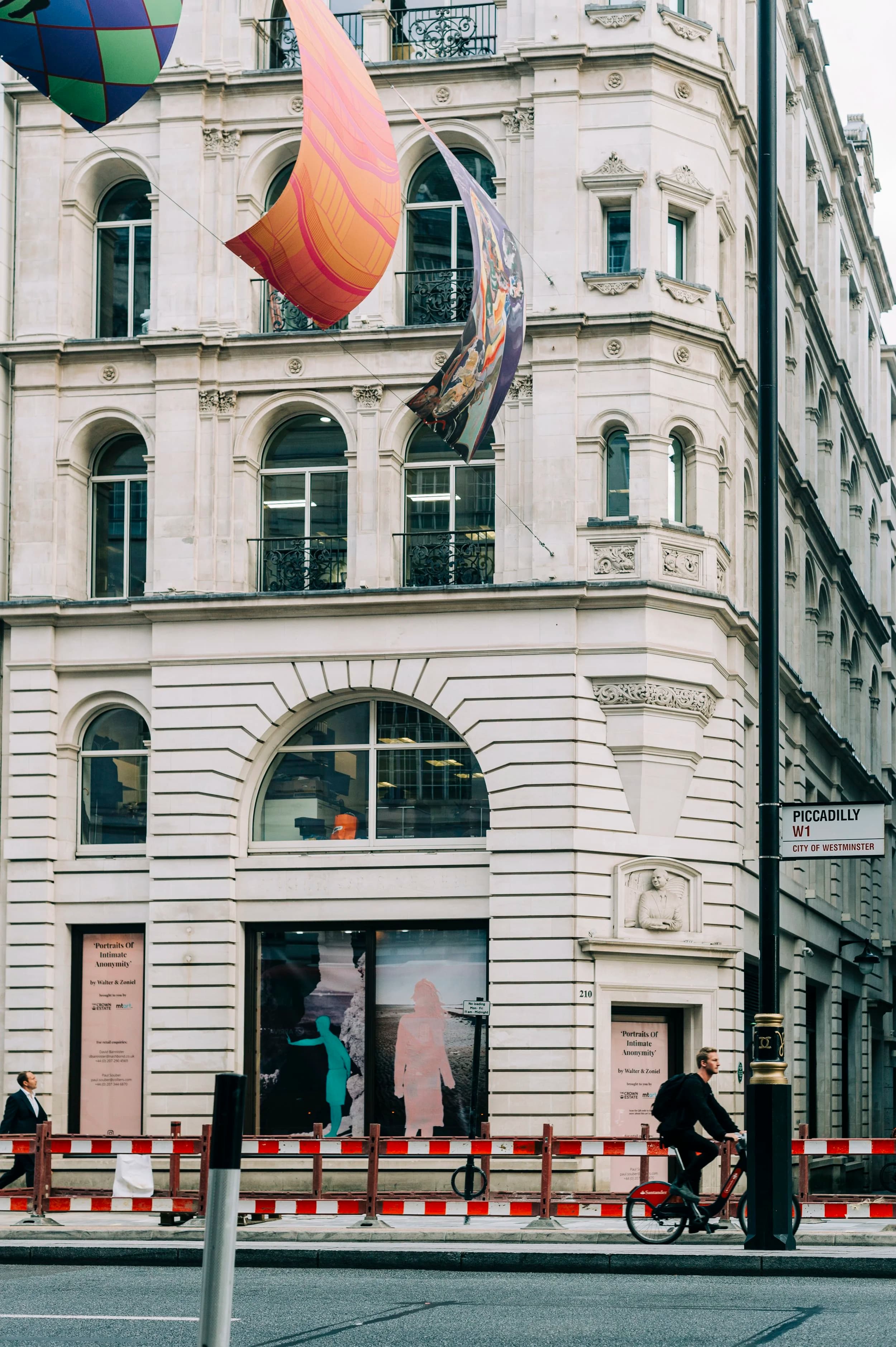 Personal branding photography shot on Piccadilly, Mayfair, by Razia Jukes