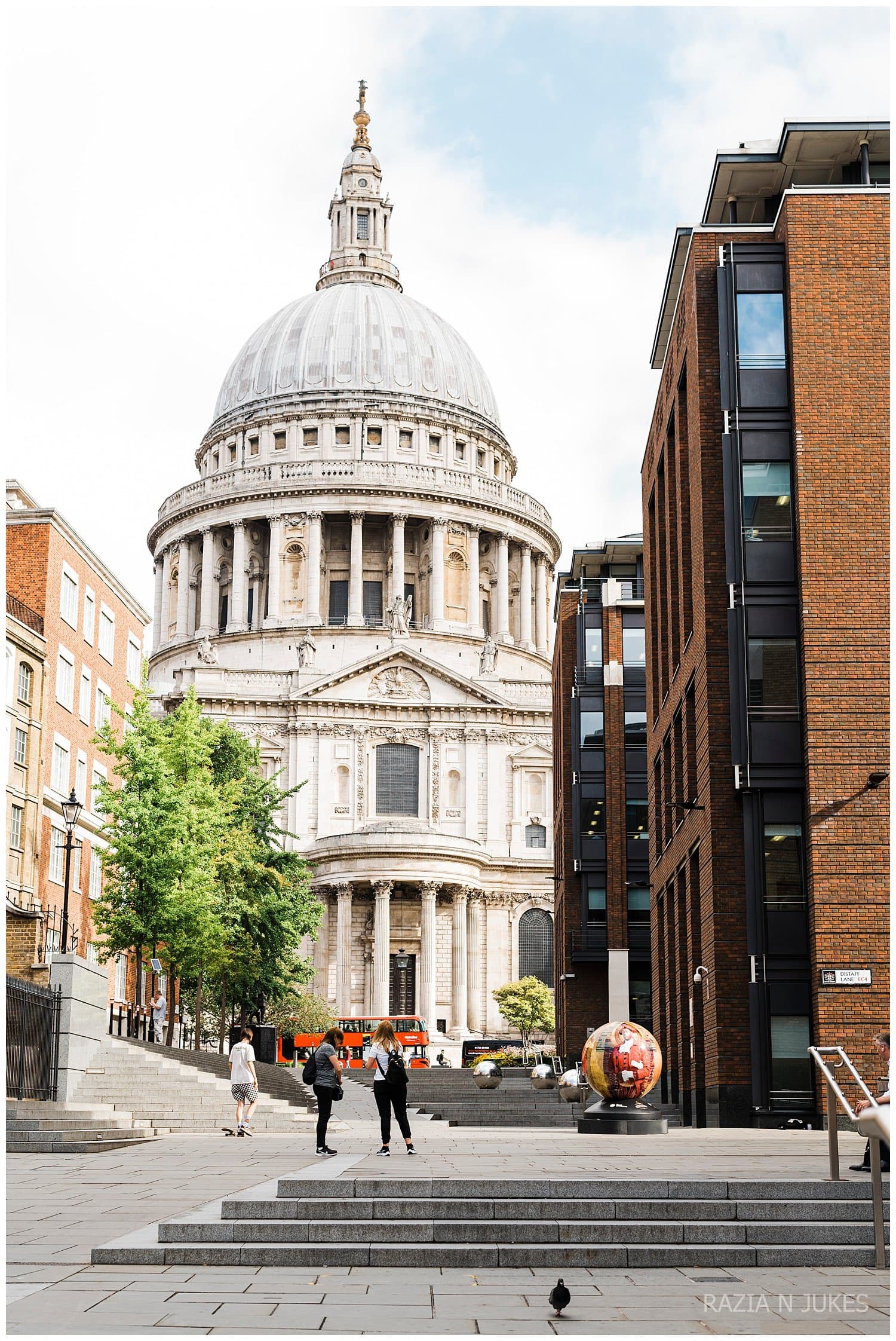 St Paul's Cathedral in the City of London, photographed by Razia Jukes