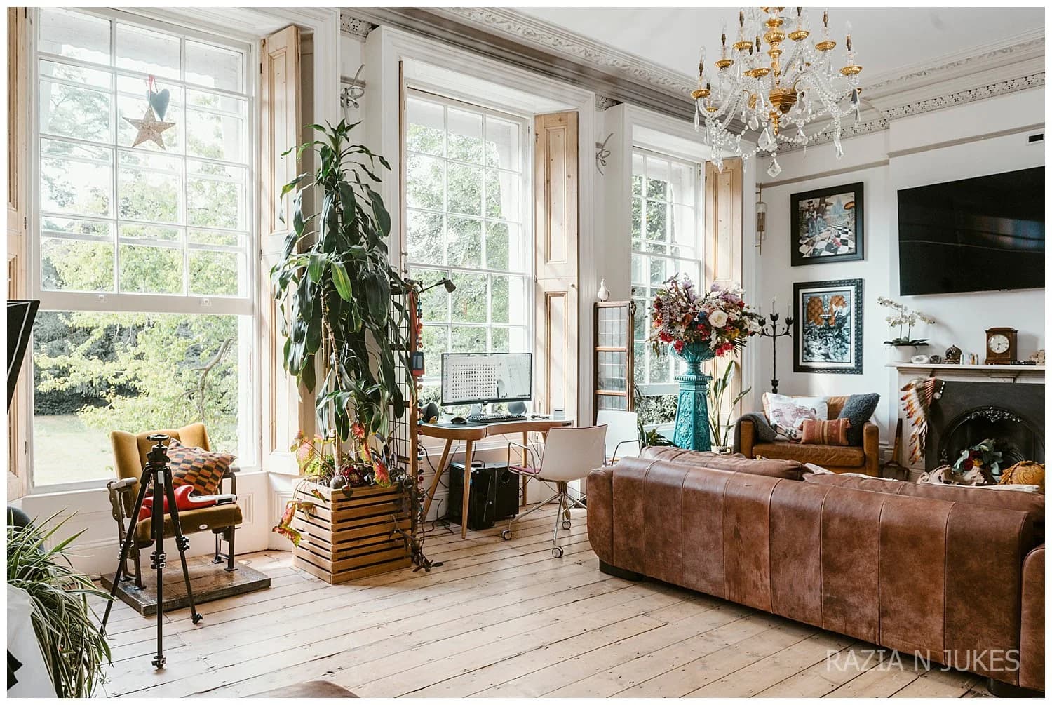 Natural light photography studio in south east London